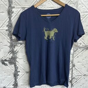 Life is good life is golden V-Neck T-Shirt